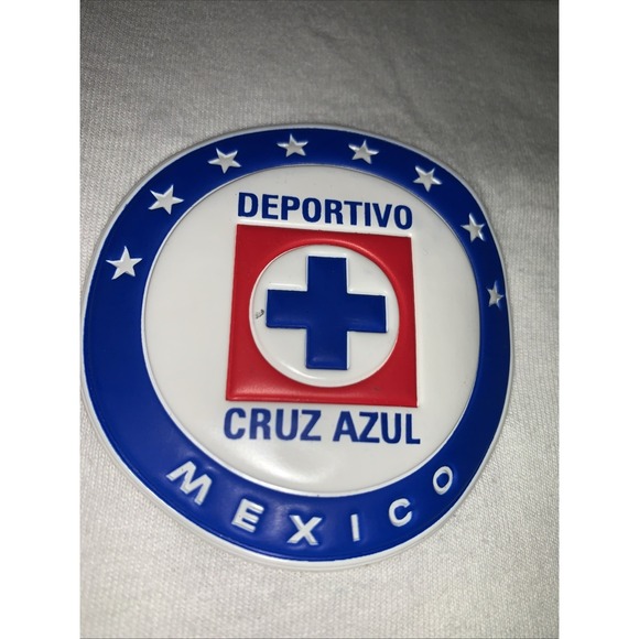 Vintage Deportivo Cruz Azul Mexico Futbol Soccer T-Shirt Medium Official Emblem - Picture 3 of 9